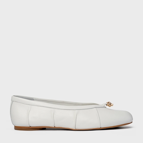 Sapatilha Tabi Couro Branco Blanc