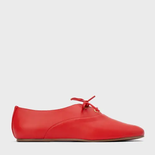Tênis Jazz Couro Vermelho Carrano