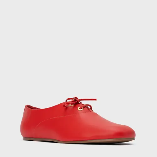 Tênis Jazz Couro Vermelho Carrano
