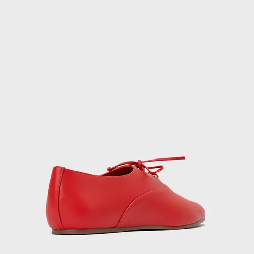 Tênis Jazz Couro Vermelho Carrano