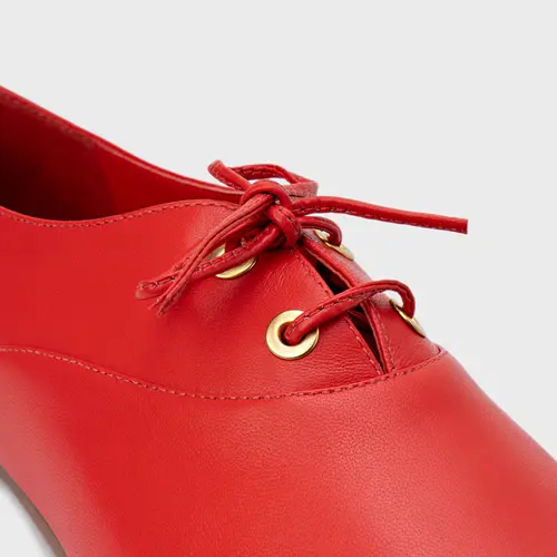 Tênis Jazz Couro Vermelho Carrano