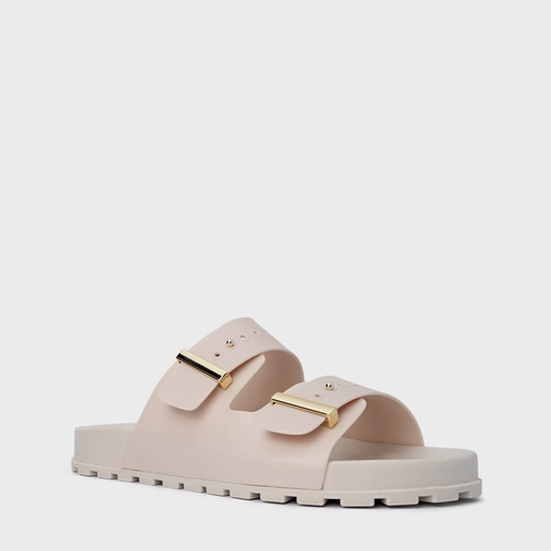 Rasteira Birken Metal Off White Vanilla