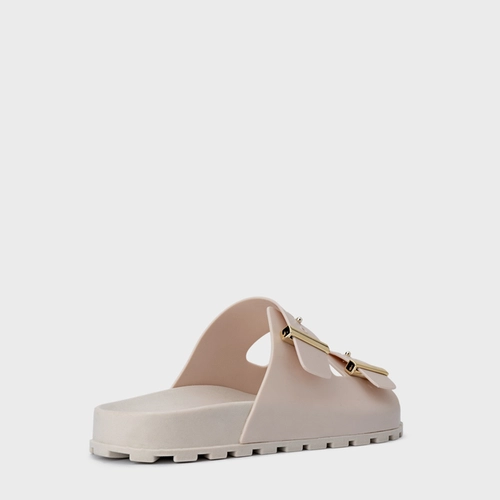 Rasteira Birken Metal Off White Vanilla
